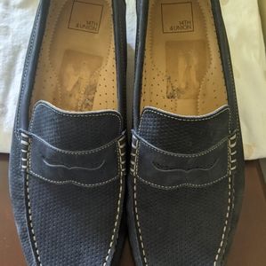 Men's Nordstrom Blue Suede Loafers sz 12